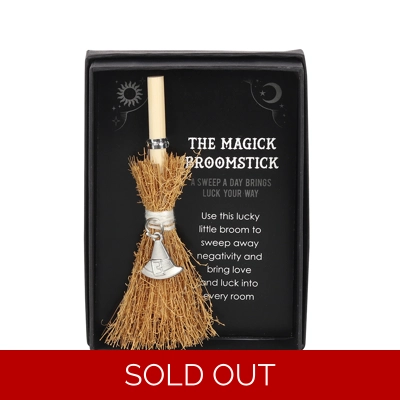 Witch Hat Mini Magick Broomstick